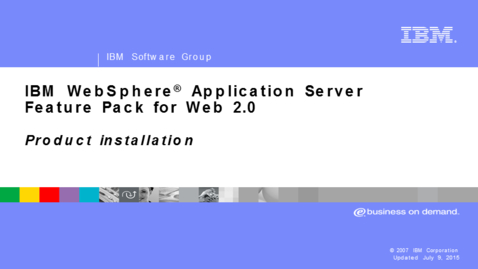 Thumbnail for Product installation