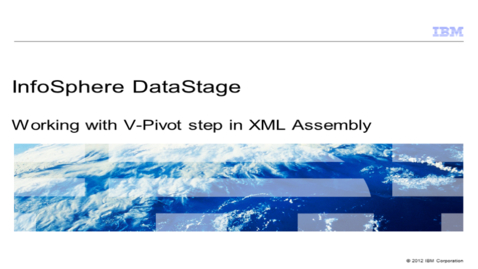 Thumbnail for entry Working with V-Pivot step in XML Assembly