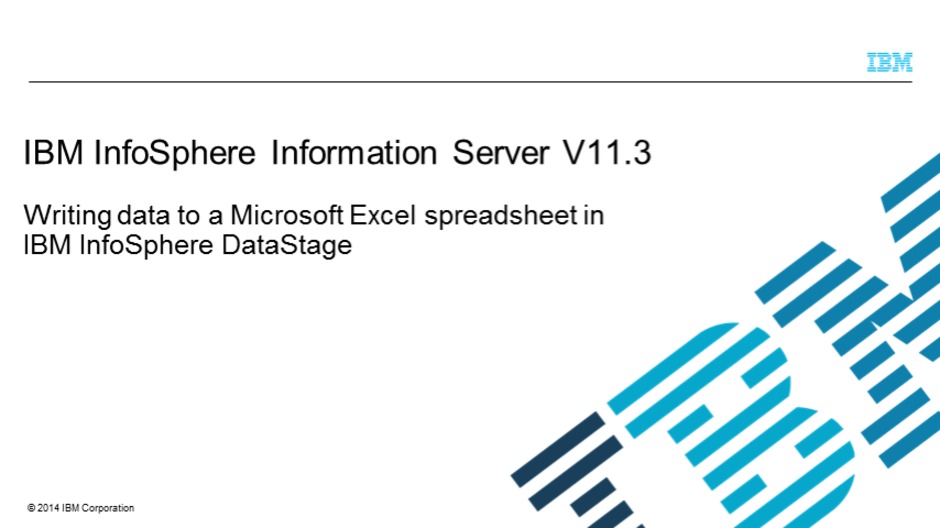 ibm infosphere datastage 11.3