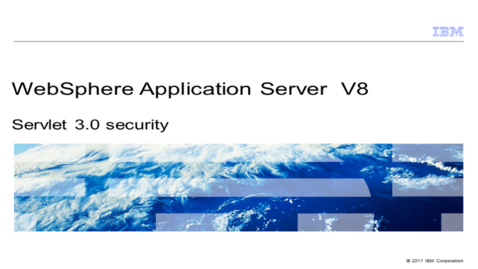 Thumbnail for entry Servlet 3.0 security