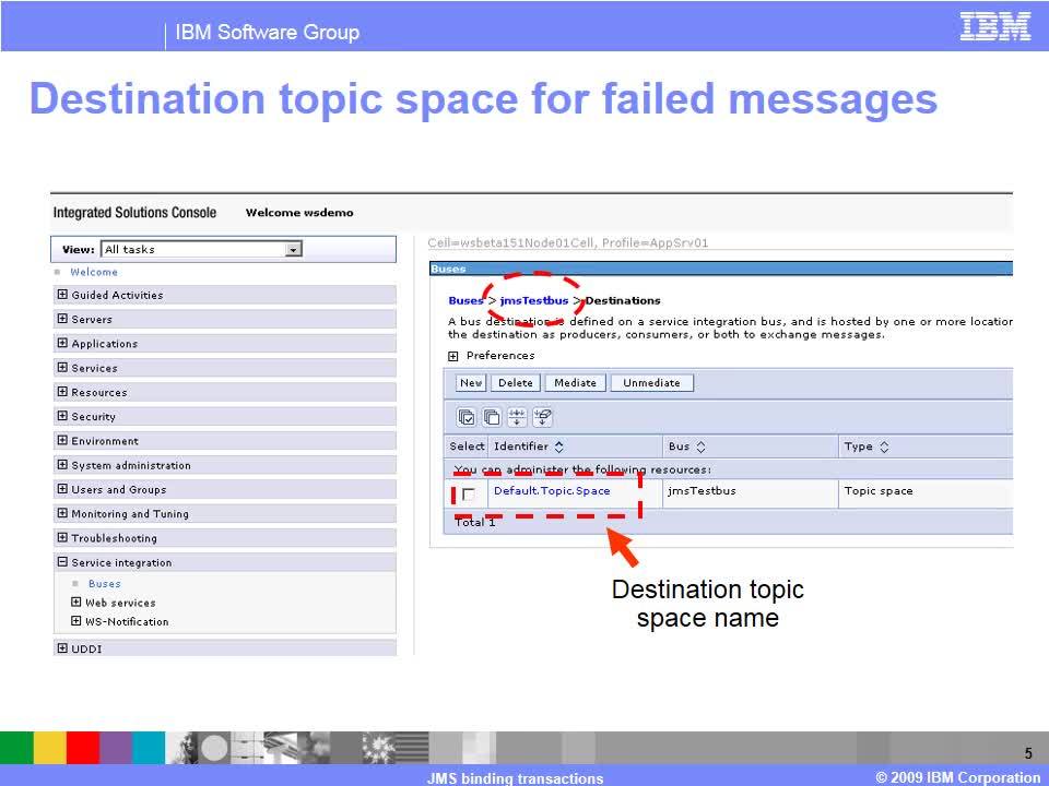 Jms Binding Transactions Ibm Mediacenter