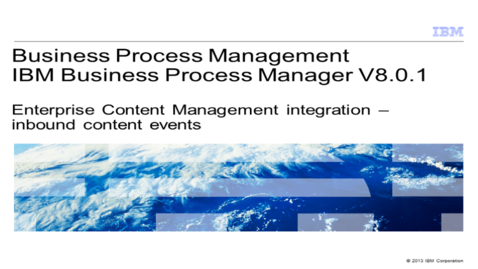 Thumbnail for entry ECM integration - inbound content events