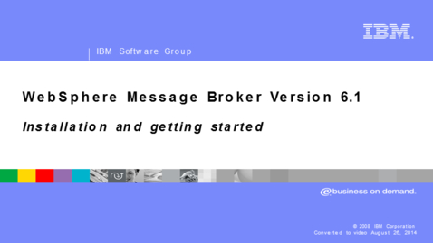 Thumbnail for Installation and getting started