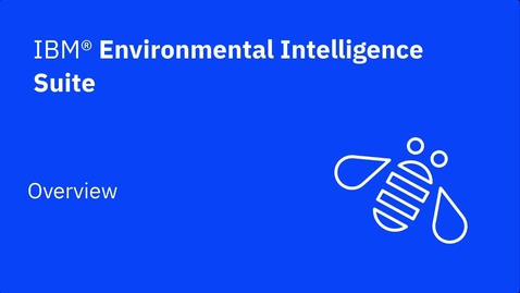 Thumbnail for entry Overview of IBM Environmental Intelligence Suite