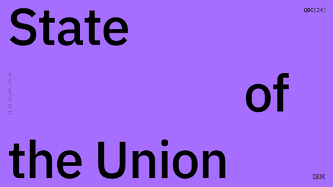 Thumbnail for IBM Quantum 2024 State of the Union: From utility to algorithm discovery