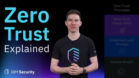 Thumbnail for Zero Trust Explained in 4 mins