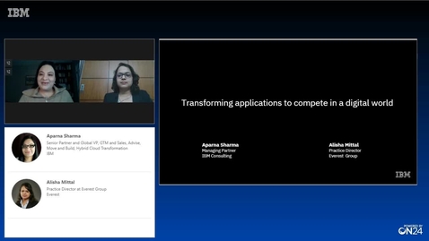 Thumbnail for entry Transforming applications to compete in a digital world application transformation webinar