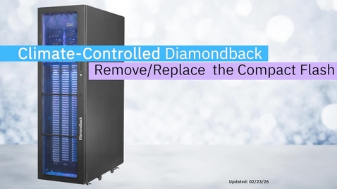 Thumbnail for Remove / Replace the Compact Flash