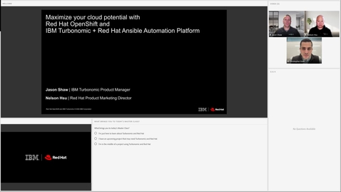 Thumbnail for Maximize your cloud potential with Red Hat OpenShift and IBM Turbonomic