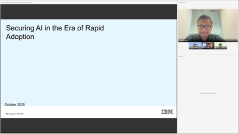 Thumbnail for Securing AI in the Era of Rapid Adoption - Recording