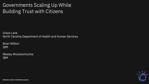 Thumbnail for entry Governments Scaling Up While Building Trust With Citizens