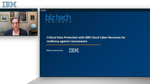 Thumbnail for Critical Data Protection with IBM Cloud Cyber Recovery for Resiliency against Ransomware