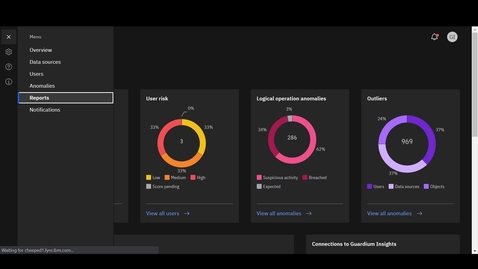 Thumbnail for entry Demo interattiva di Guardium Insights – Condividi insight