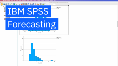 Thumbnail for Forecasting sales trends with SPSS Statistics