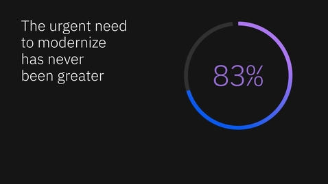 Thumbnail for entry Modernize your business now to remain competitive