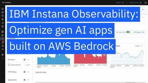 Thumbnail for Demo: Real-Time Observability of AWS Bedrock with Instana