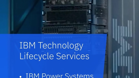 Thumbnail for IBM Technology Lifecycle Services Overview Video for social post