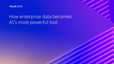 Thumbnail for How Enterprise Data Becomes AI’s Most Powerful Tool