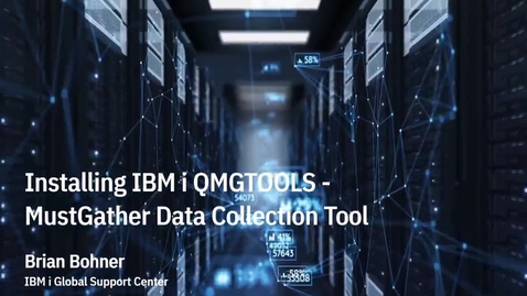Thumbnail for QMGTools Install for IBM Support