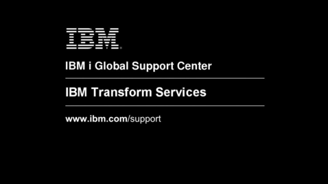 Thumbnail for Using Transform Services to create PDFs instead of Spooled Files