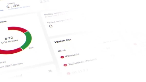 Thumbnail for MaaS360 animated UI leadspace - right