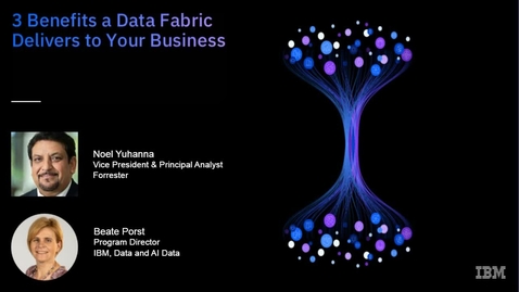 Thumbnail for entry 3 benefits a data fabric delivers to your business