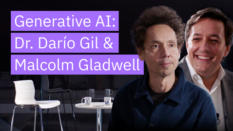 Thumbnail for entry Generative AI: A Conversation with Malcolm Gladwell &amp; Darío Gil