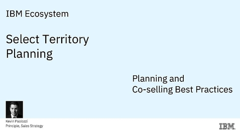 Thumbnail for Planning and Co-Selling Best Practices 2024