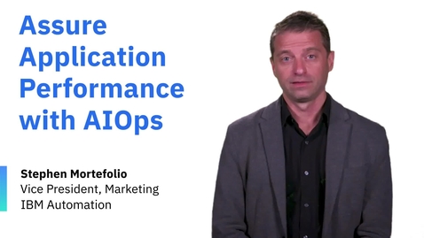Thumbnail for Assurez la performance de vos applications avec l'AIOps