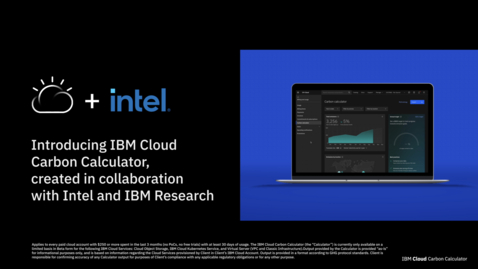 Thumbnail for IBM Cloud Carbon Calculator Demo