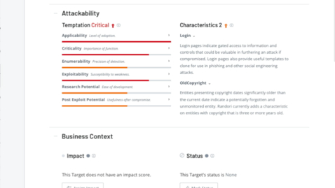 Thumbnail for IBM Security Randori: Threat exposure management