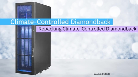 Thumbnail for Repacking your Climate Controlled Diamondback Tape Library