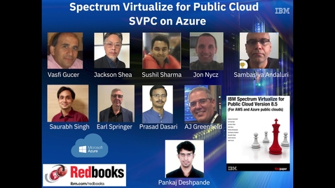 Thumbnail for IBM Spectrum Virtualize for Public Cloud V8.5 installation on Azure