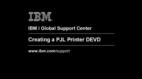 Thumbnail for Creating a PJL Device Description