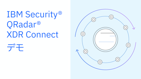 Thumbnail for IBM Security QRadar XDR Connect デモ