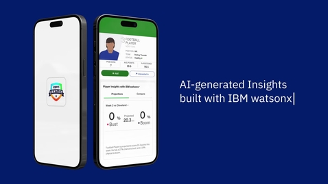 Thumbnail for IBM and ESPN Fantasy Football App Tech Demo