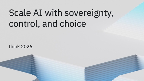 Thumbnail for Scale AI with sovereignty, control, and choice