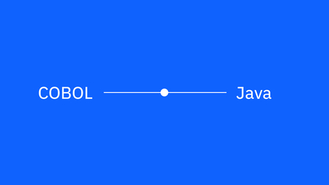 Thumbnail for COBOL/Java Interoperability Overview