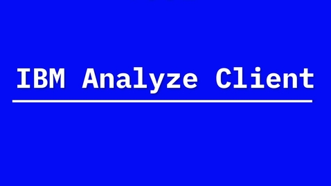 Thumbnail for entry Application Discovery and Delivery Intelligence - Install AD Analyze Client on an IDz application