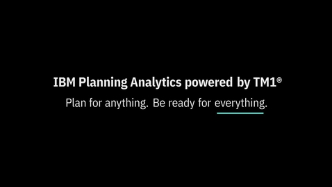 Thumbnail for IBM Planning Analytics with Watson - Visão geral
