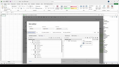Thumbnail for IBM Planning Analytics: Create report and add spaces
