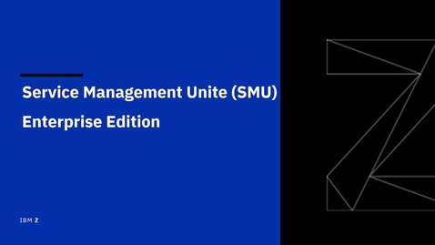 Thumbnail for entry Overview of IBM Service Management Unite Enterprise Edition