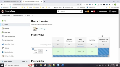 Thumbnail for entry CICD - Creating a DevOps Pipeline with Jenkins