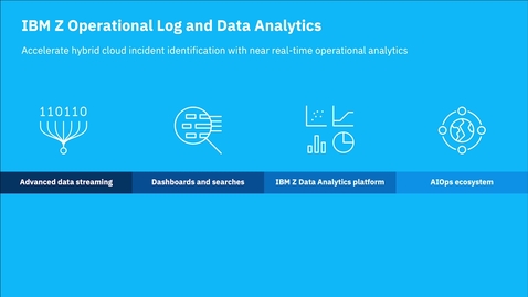 Thumbnail for entry Architecture of IBM Z Operational Log and Data Analytics