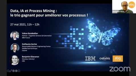 Thumbnail for entry Data, IA &amp; Process Mining : le trio gagnant pour améliorer vos processus