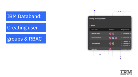 Thumbnail for entry Demo: How to create Databand groups for role based access controls