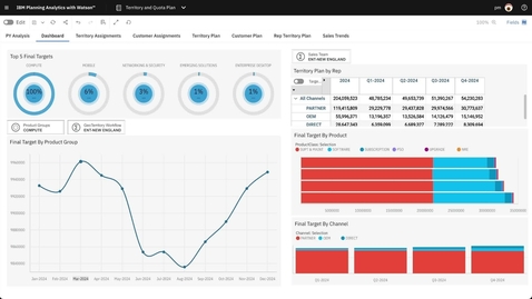 Thumbnail for entry Sales Territory and Quota Planning with IBM Planning Analytics