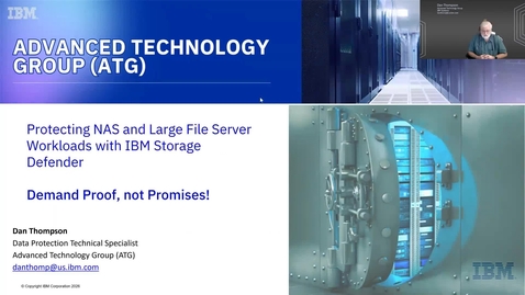 Thumbnail for Protecting NAS and Large File Workloads with IBM Storage Defender - Accelerate with ATG