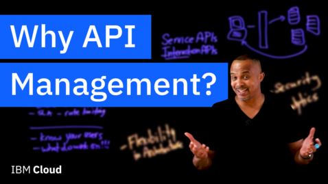 Thumbnail for entry Why API Management?