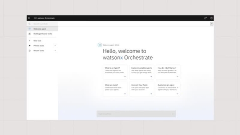 Thumbnail for Homepage - watsonx AI agents for business - Ambient - 16:9